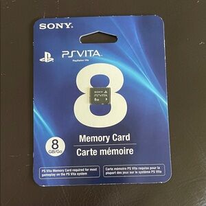 SEALED Sony PSVita 8gb memory card.